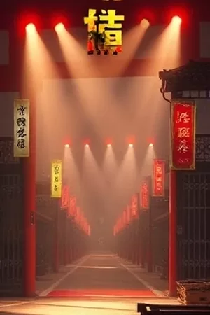 《双生坐标》两位主角背向而行的竖版海报