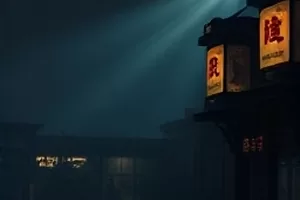 《渡口无风》收音师在渡口举起挑杆的现场照