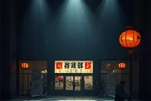 《旧唱片店》录音棚里演奏乐器的乐手